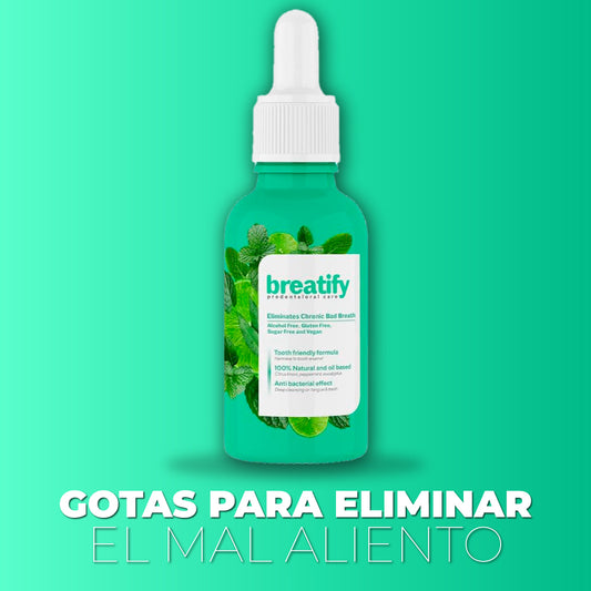 Gotas para eliminar el mal aliento - FreshDrop™