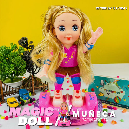 Muñeca patinadora  - Magic Doll™