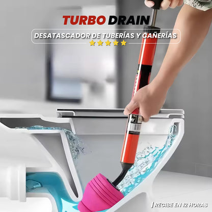 Desatascador de tuberías y cañerías - Turbo Drain™