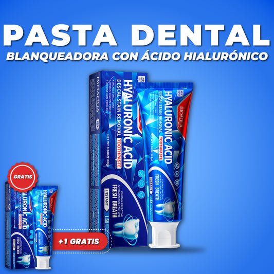 Pasta dental blanqueadora con ácido hialurónico + 1  GRATIS - ProSmile™