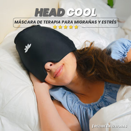 Máscara de terapia para migrañas y estrés - Head Cool™
