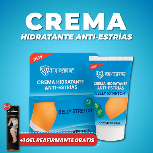 Crema hidratante anti-estrías + Gel reafirmante GRATIS - Belly Stretch™