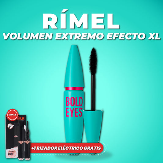 Rímel volumen extremo efecto XL + Rizador eléctrico GRATIS - Bold Eyes™