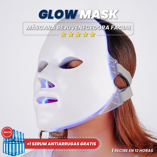 Máscara rejuvenecedora facial  + Serum antiarrugas GRATIS - Glow Mask™