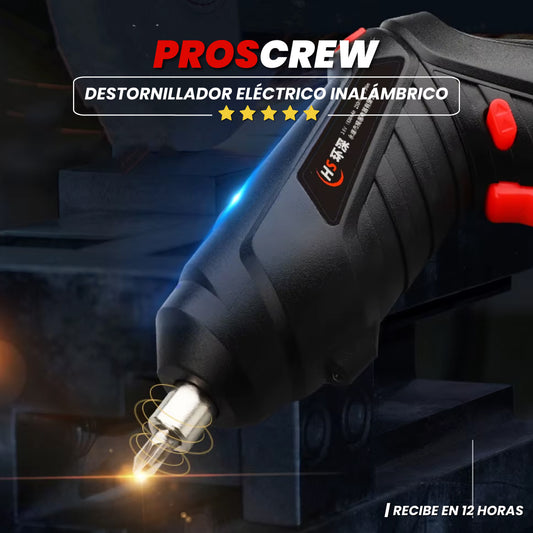 Destornillador eléctrico inalámbrico + Accesorios GRATIS - ProScrew™