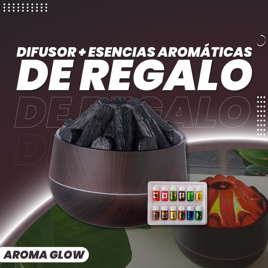 Difusor + Esencias aromáticas de regalo - Aroma Glow™