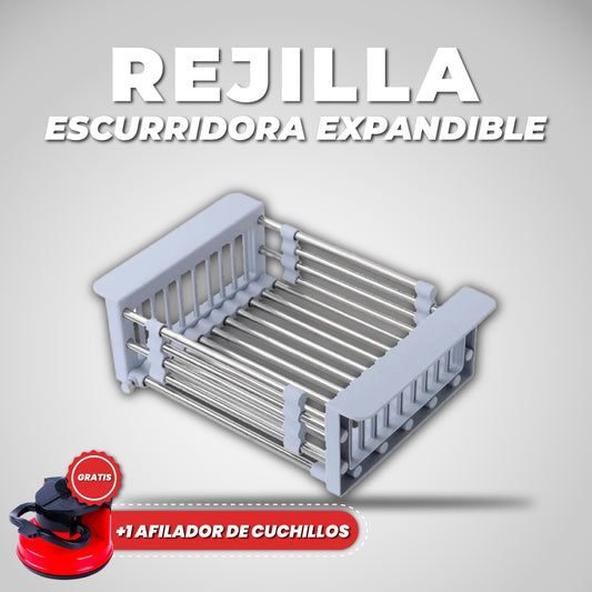 Rejilla escurridora expandible + 1 Afilador de cuchillos GRATIS - Flex Dry™