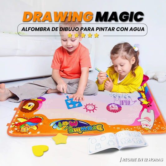 Alfombra de dibujo para pintar con agua - Drawing Magic™