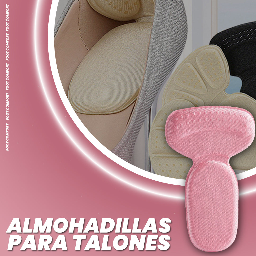 2 pares de almohadillas para heridas en los talones - Foot Comfort™