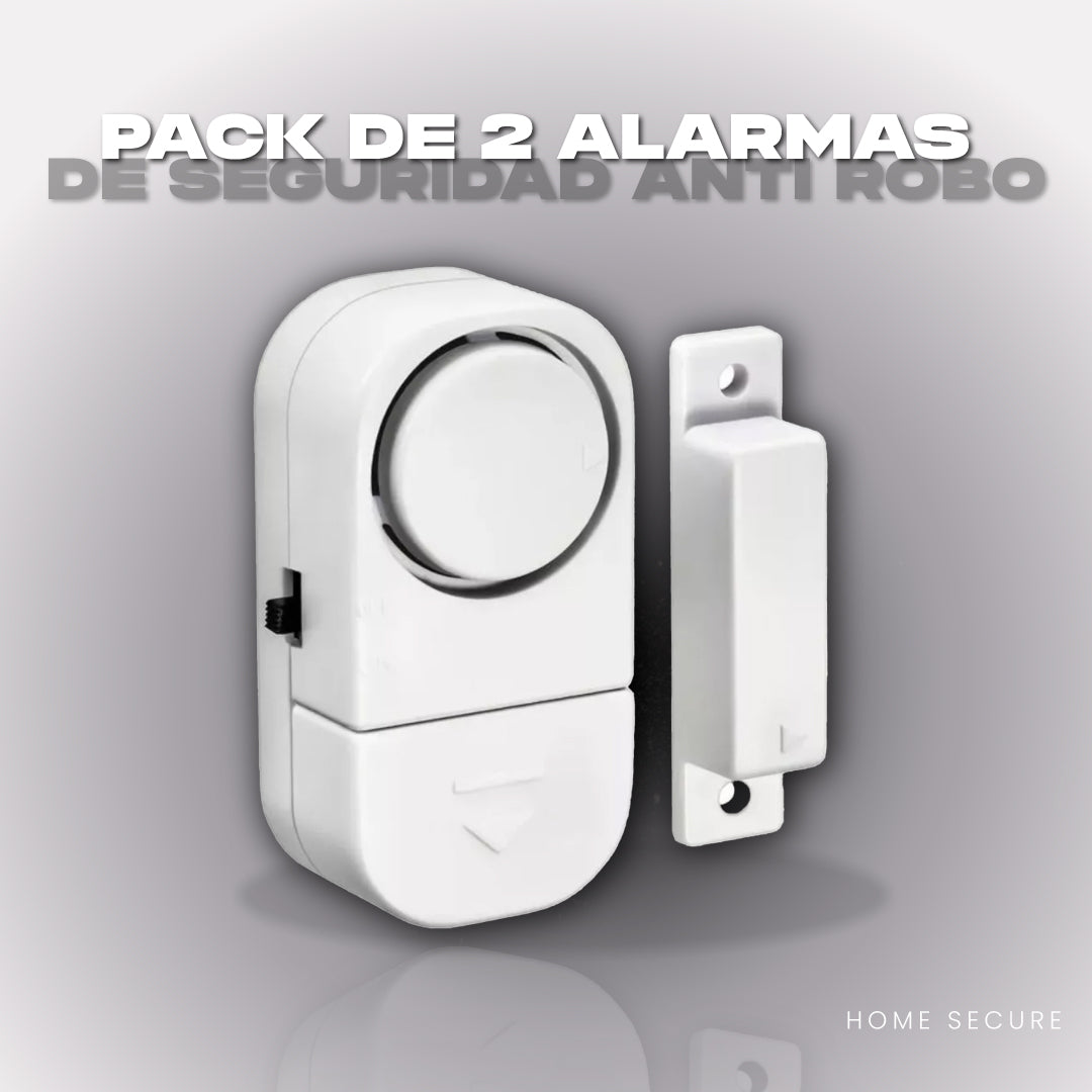 Pack de 2 Alarmas de seguridad anti-robo - Home Secure™