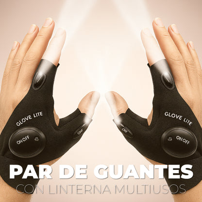 Par de guantes con linterna multiusos - Glove Lite™