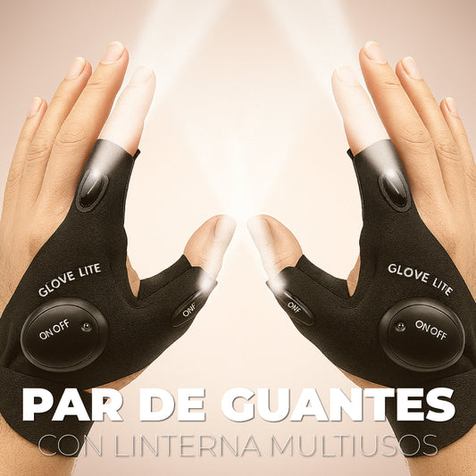 Par de guantes con linterna multiusos - Glove Lite™