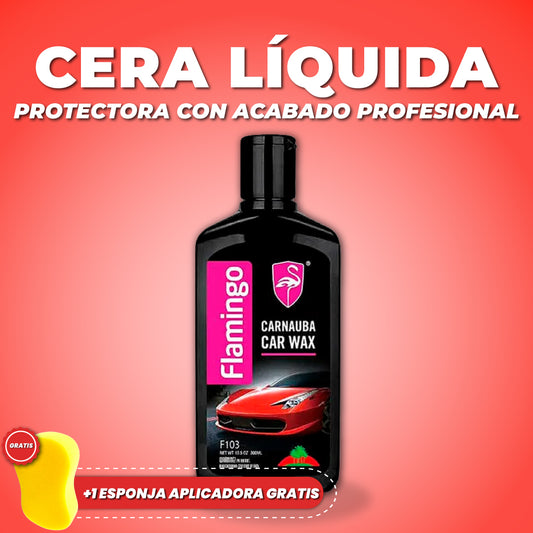 Cera líquida protectora con acabado profesional +Esponja aplicadora GRATIS - Polish Max™