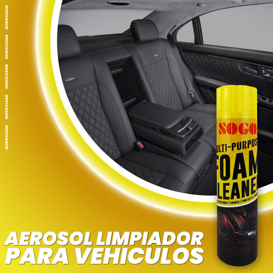 Aerosol limpiador para vehiculos - QuickClean™