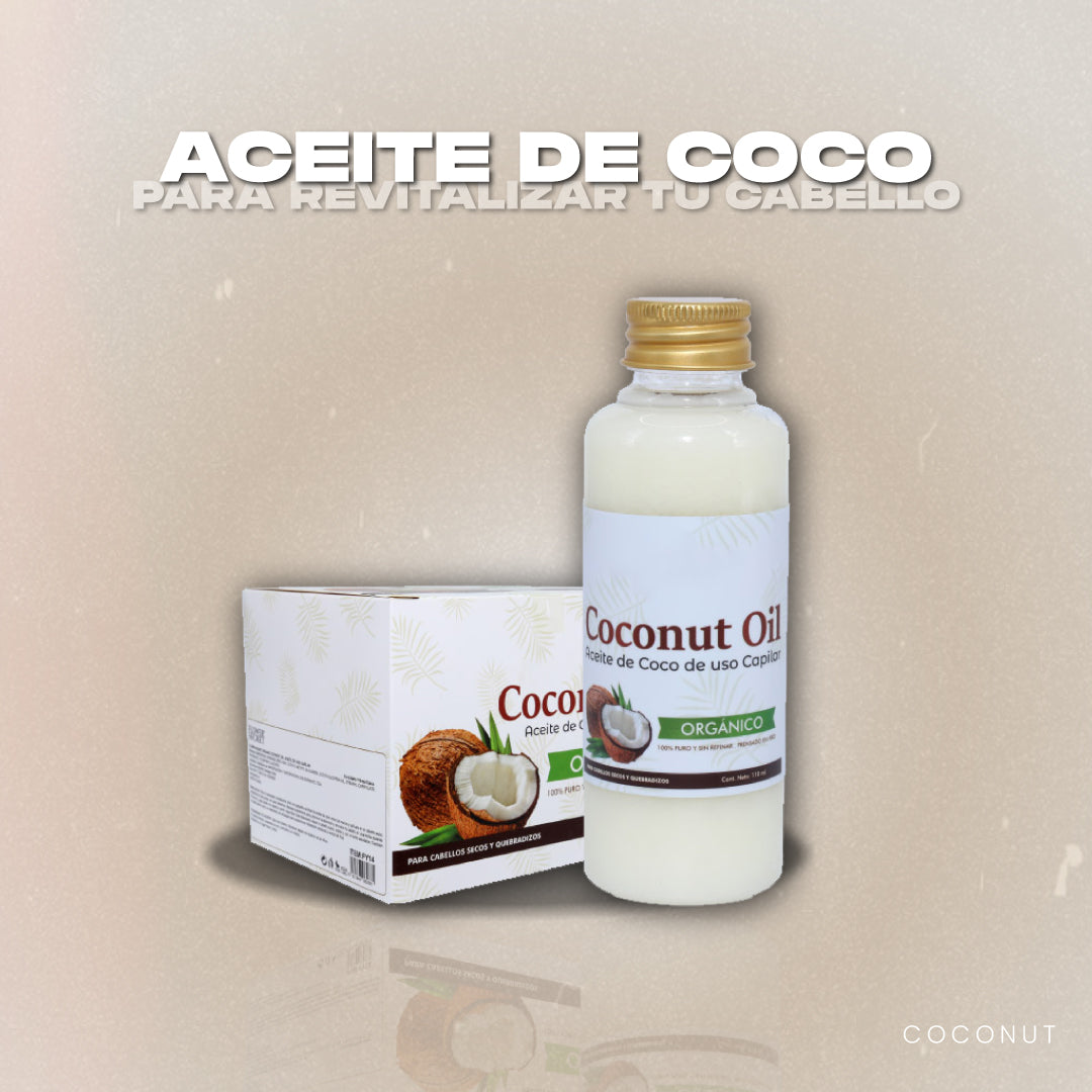 Aceite de coco para revitalizar tu cabello - Coconut™