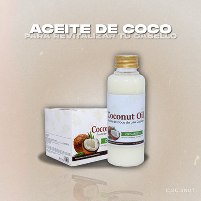 Aceite de coco para revitalizar tu cabello - Coconut™