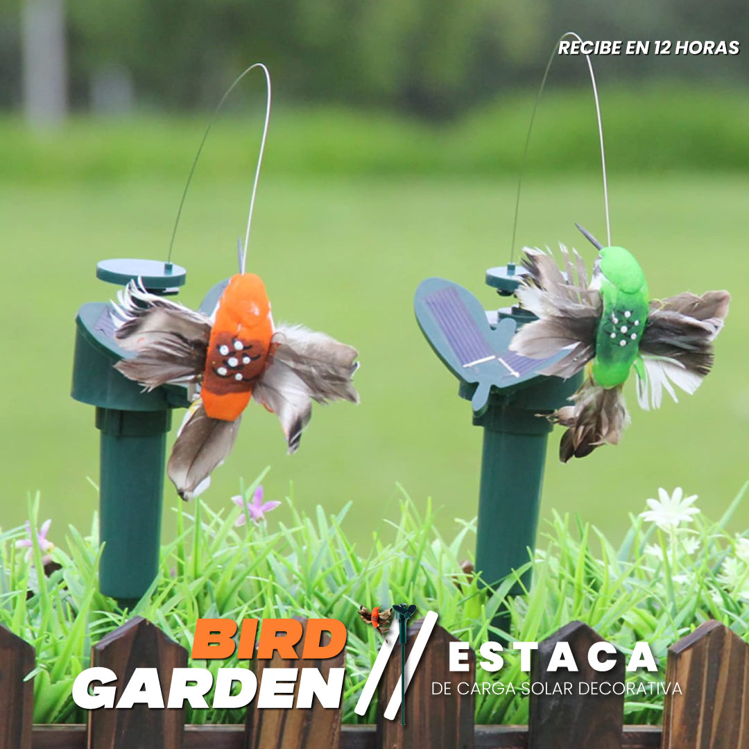 Estaca de carga solar decorativa - Bird Garden™