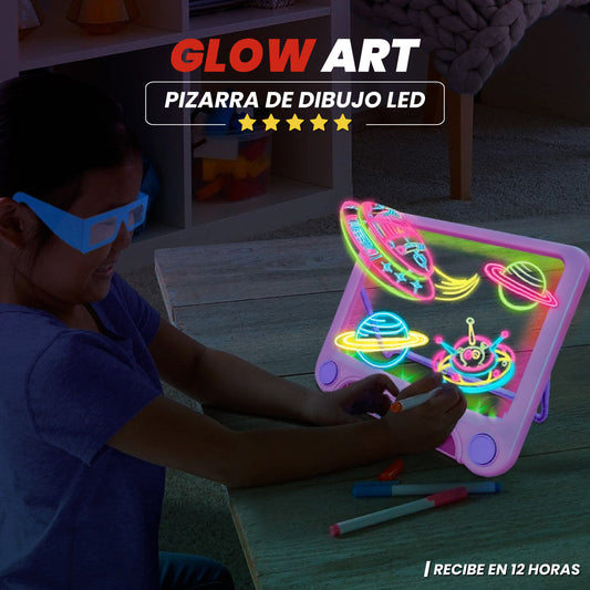 Pizarra de dibujo LED - Glow Art™