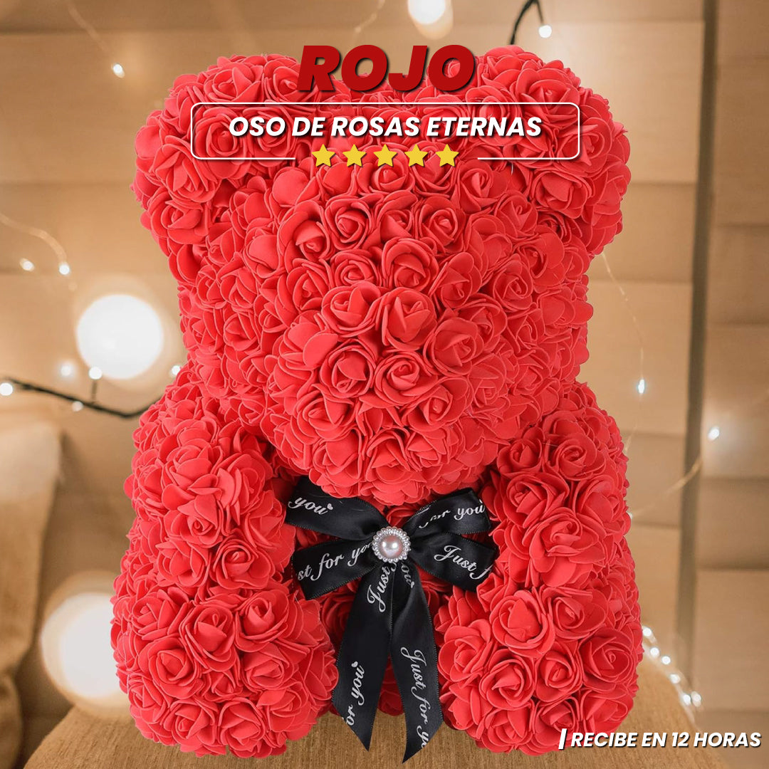 Oso de rosas eternas – Love Bloom™
