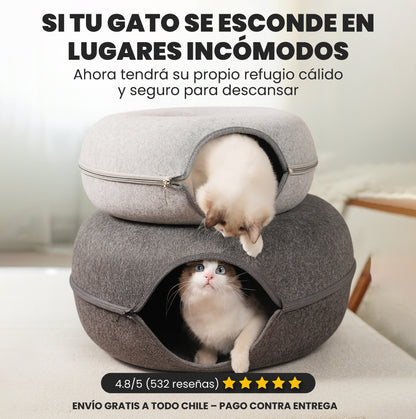 Cama de gatos modo cueva - CatCave™
