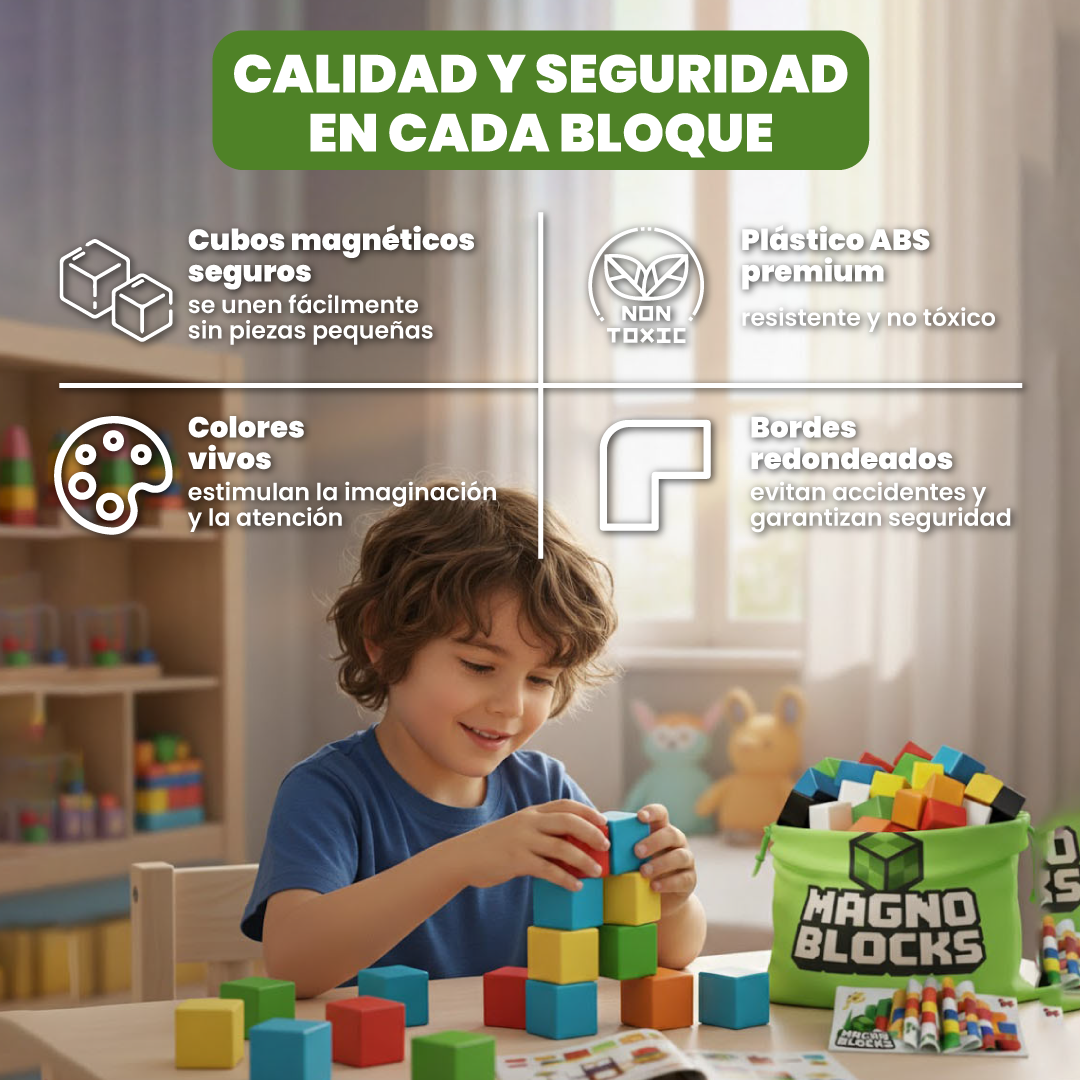 Bloques magnéticos de minecraft - Magnoblocks™