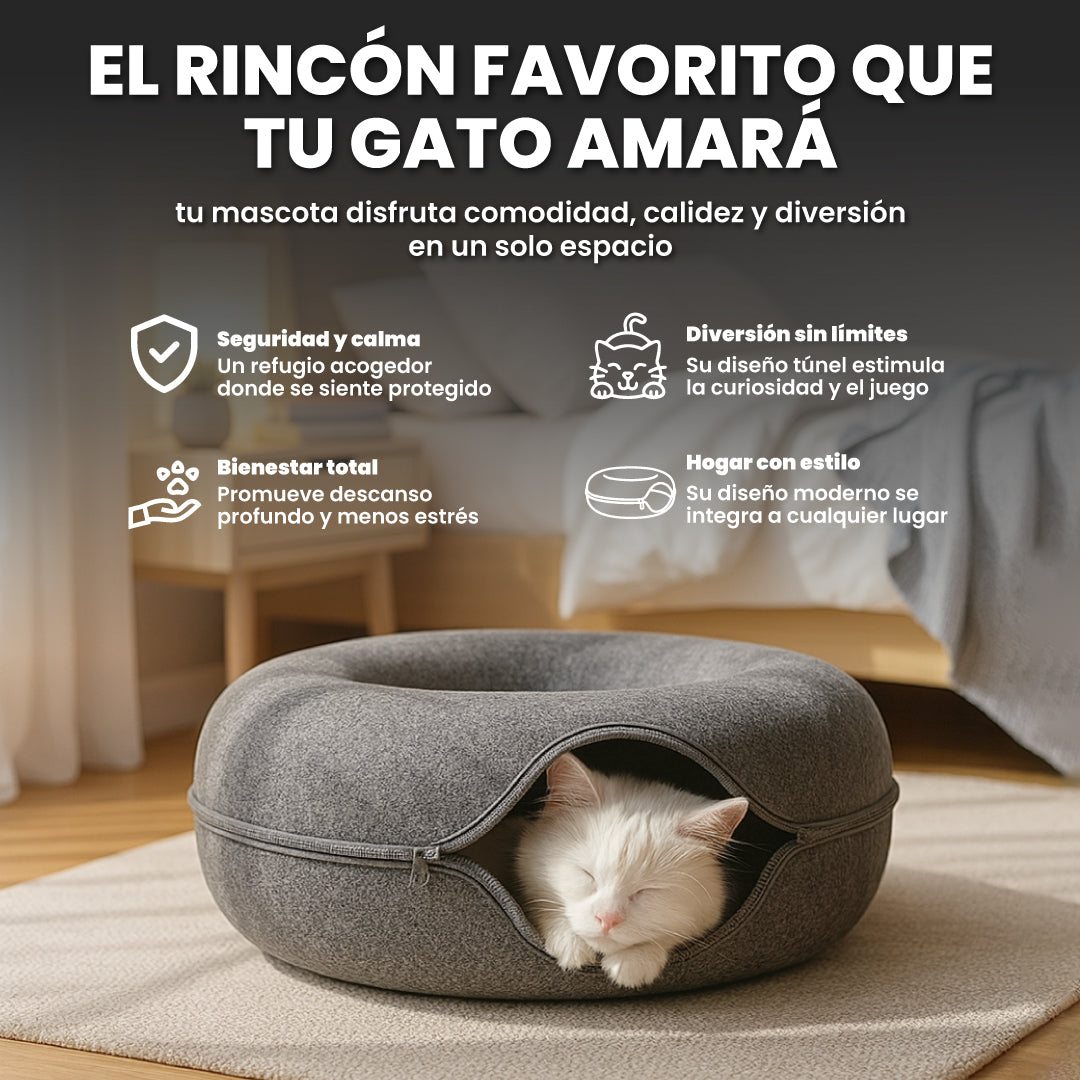 Cama de gatos modo cueva - CatCave™