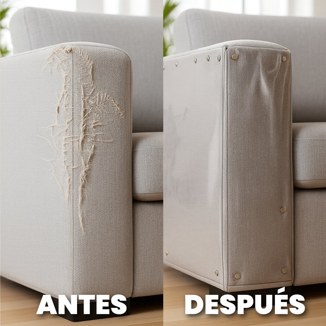 10 Protectores de sillones transparentes para rasguños - Cat Scratch™