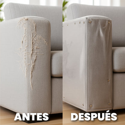 10 Protectores de sillones transparentes para rasguños - Cat Scratch™