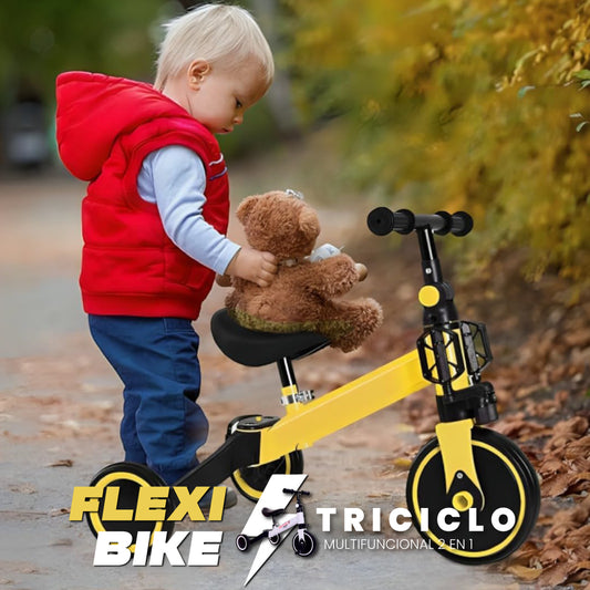 Triciclo multifuncional 2 en 1 - FlexiBike™